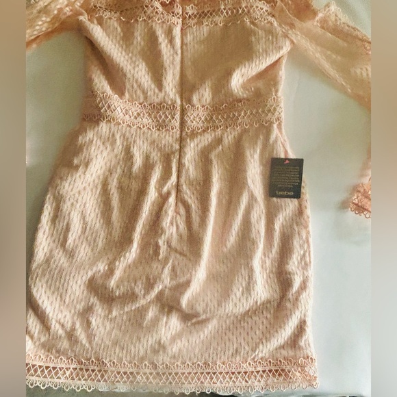 NWT Bebe knit crochet mini dress size small - Picture 8 of 9